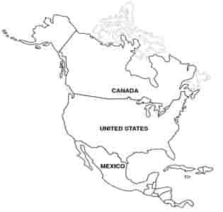 facts about north america in hindi, north america continent, north america map in hindi, facts about north america continent,